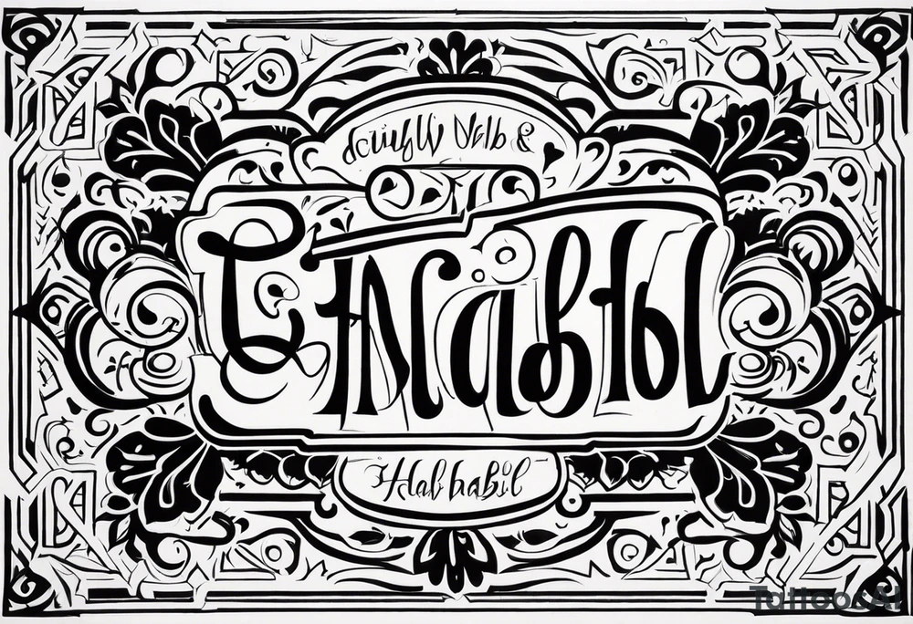 Tülay&habil tattoo idea