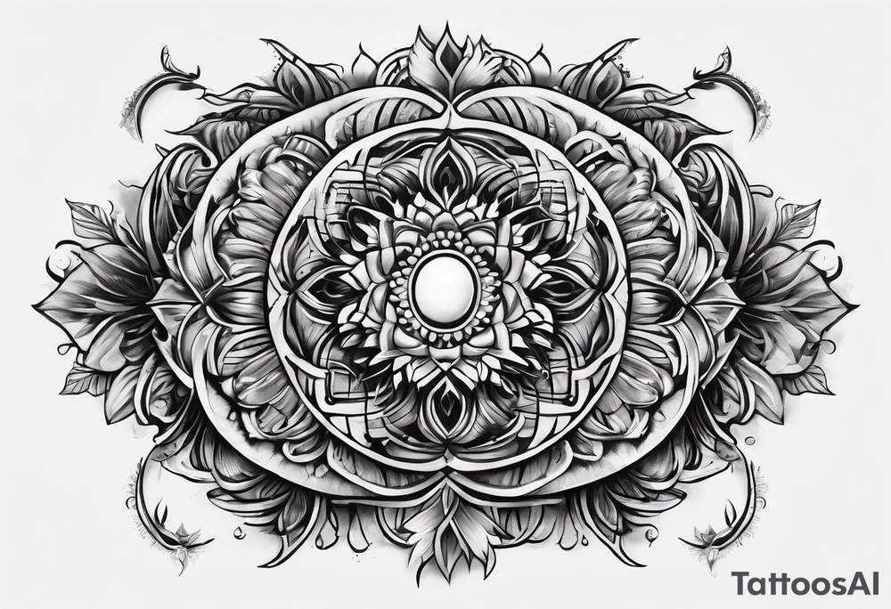Centipede spine tattoo tattoo idea