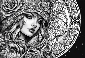Satanic tattoo idea