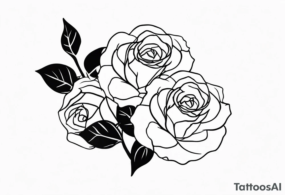 Roses tattoo idea