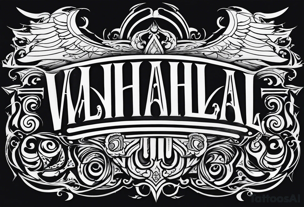 Valhalla fog tattoo idea