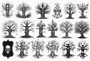 Necromancy tree tattoo idea