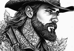 A country boy in the city tattoo idea
