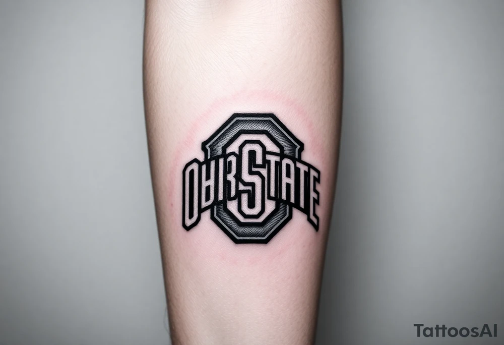 Ohio state  buckeye football tattoo idea