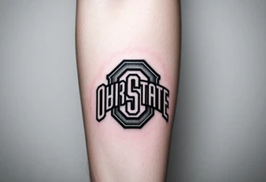 Ohio state  buckeye football tattoo idea