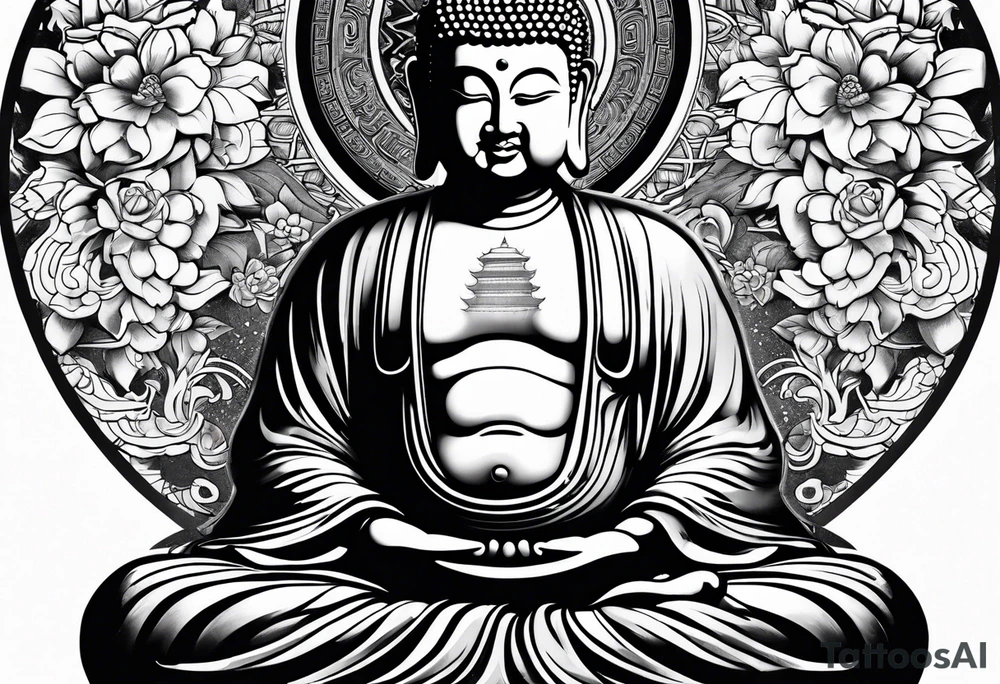 buddah tattoo idea