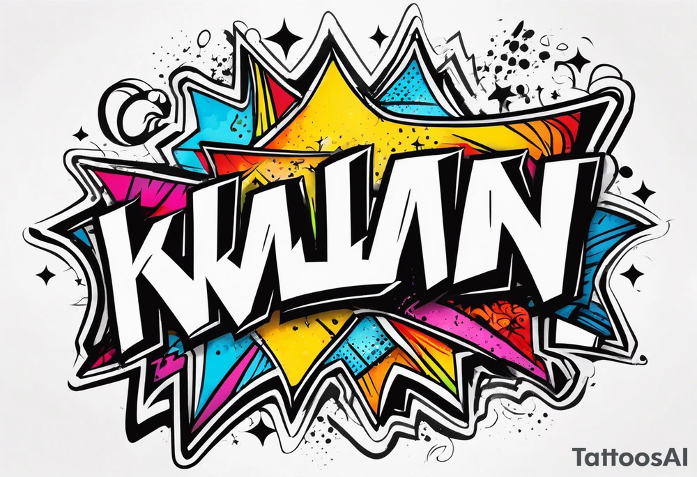 Name tattoo says kalan tattoo idea