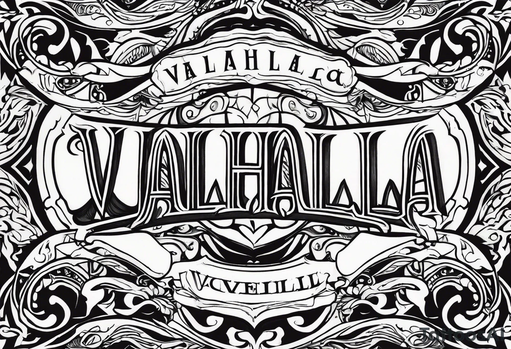 Valhalla tattoo idea