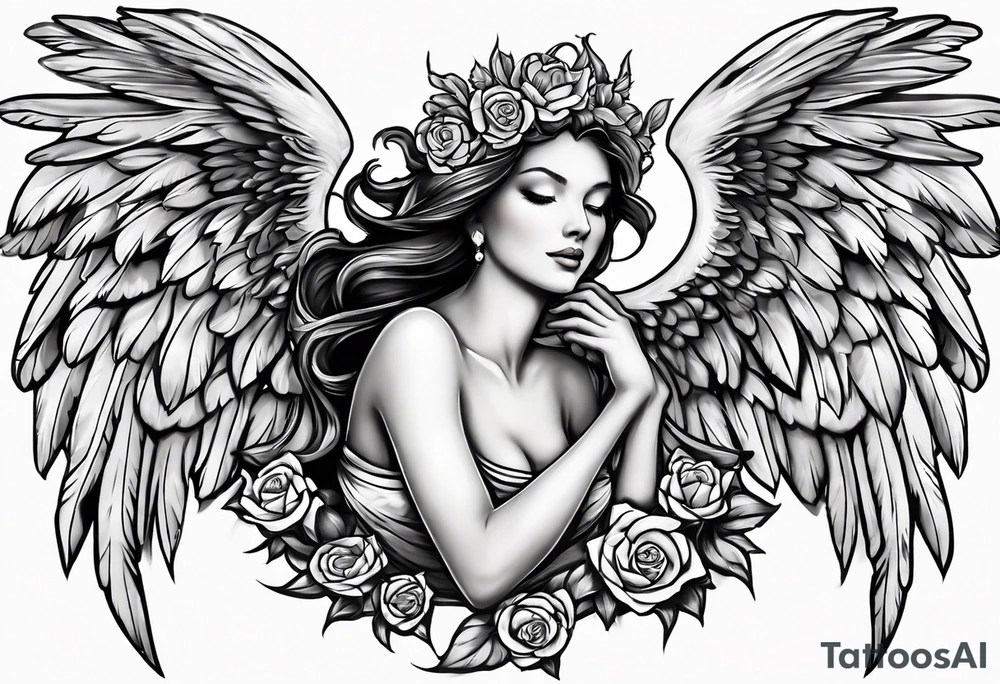 Angelic rememberence mom 12/3/1960-12/15/1995 tattoo idea