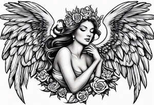 Angelic rememberence mom 12/3/1960-12/15/1995 tattoo idea