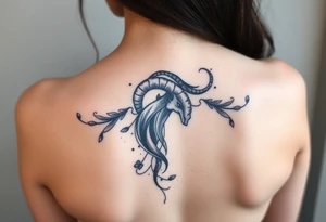 Emily. Aries. Feminine dark erotic tattoo idea