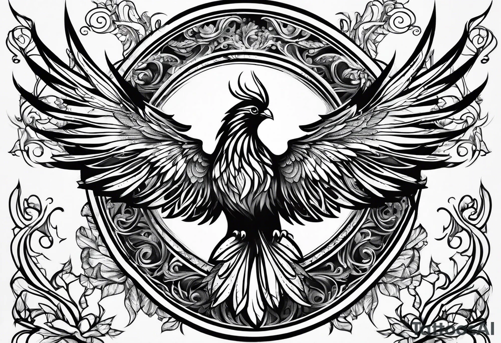 Phoenix tattoo idea