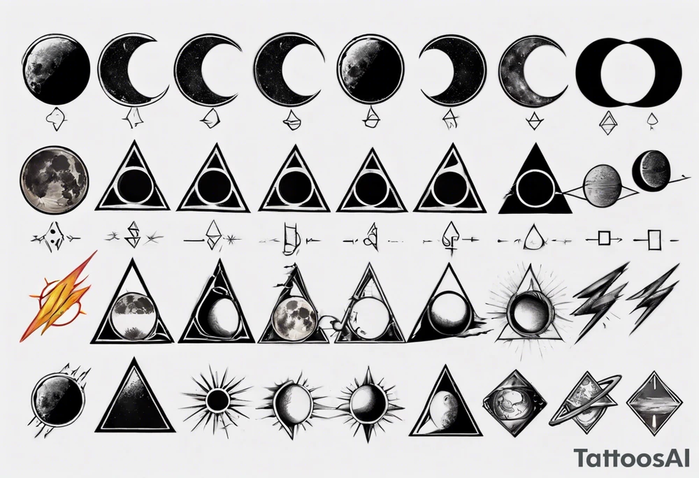 Dark side of the moon, equals sign, tattoo idea