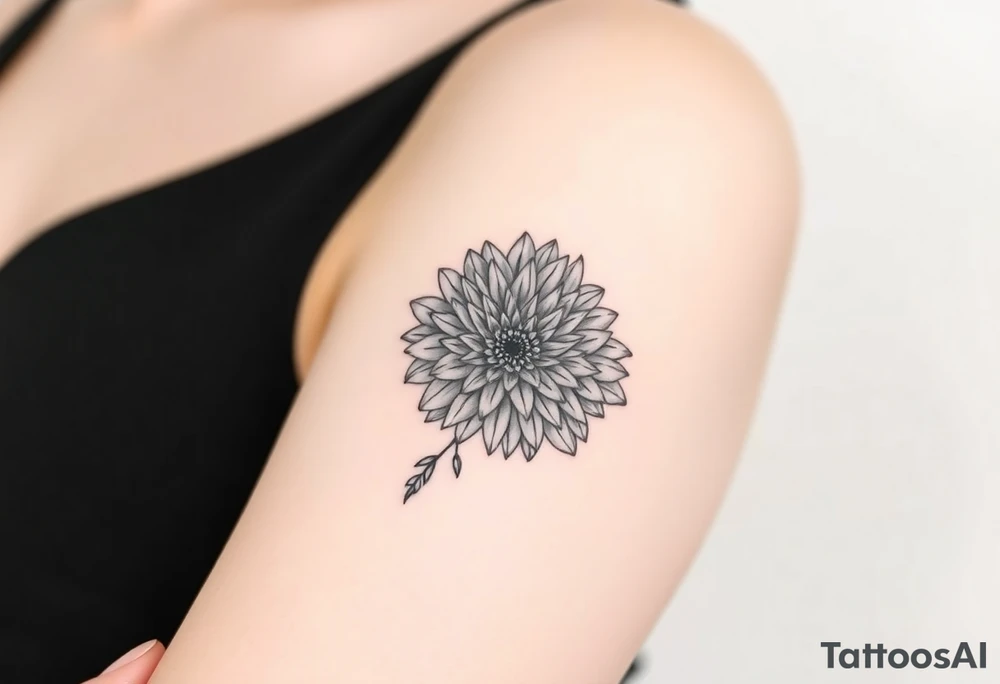 chrysanthemum tattoo tattoo idea