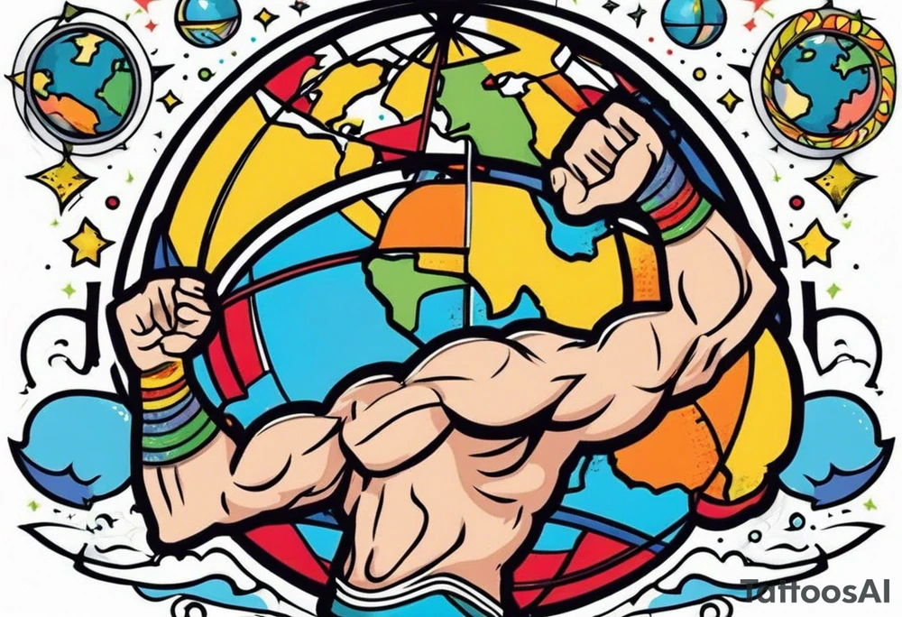 Atlas tattoo idea