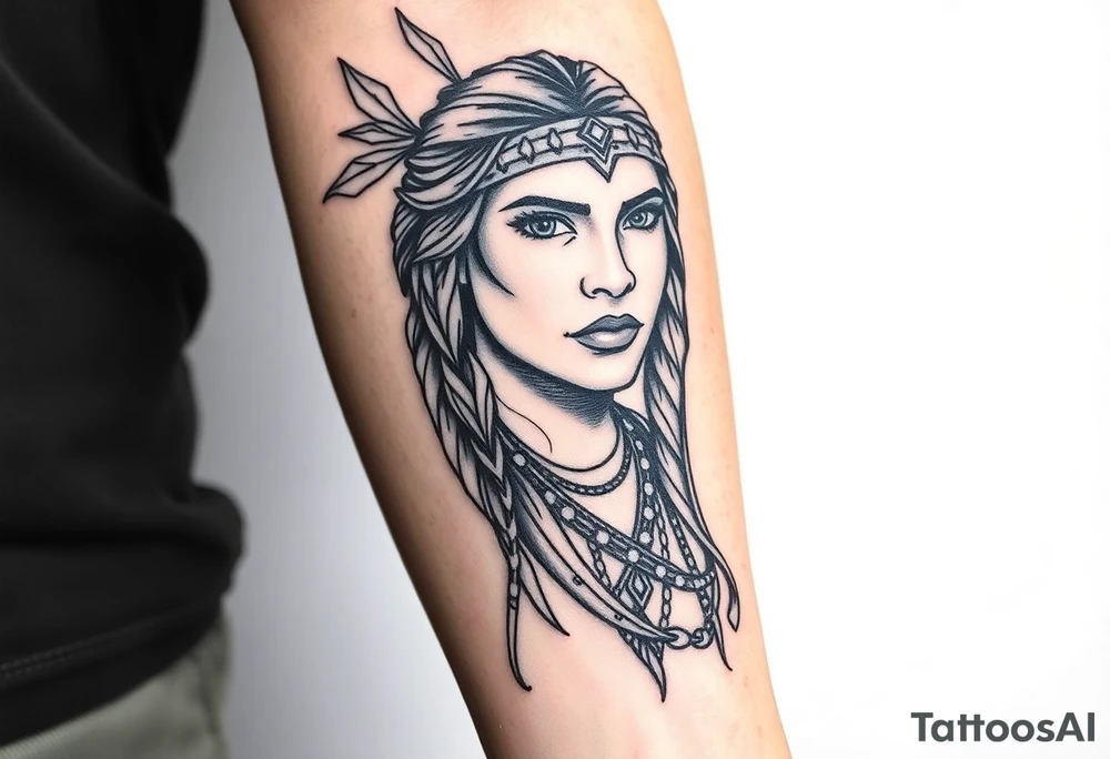 Pocahontas tattoo idea