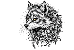 furry girl tattoo idea