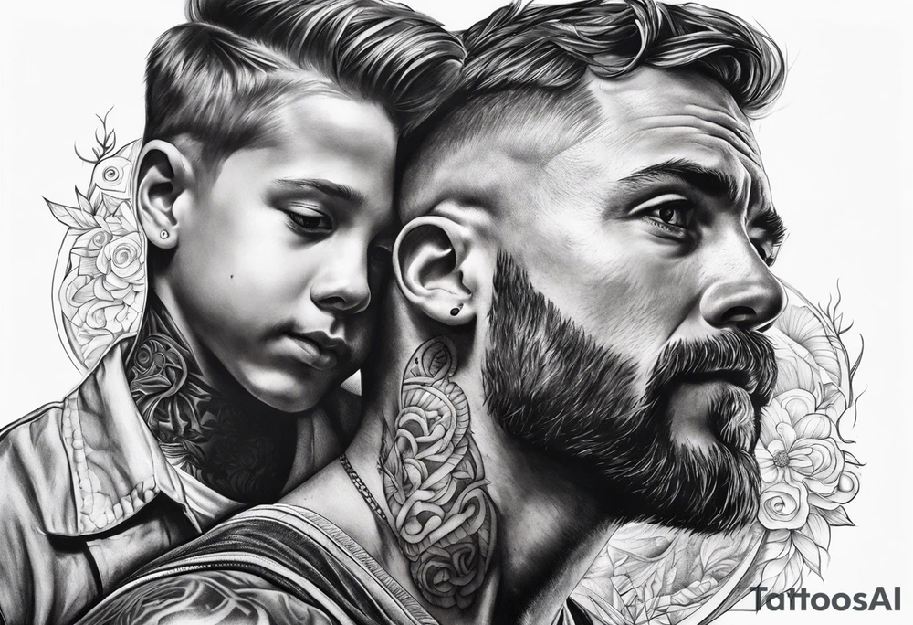 father and son tattoo tattoo idea