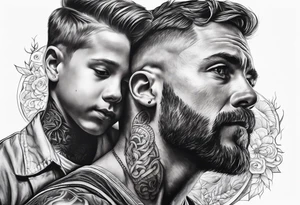 father and son tattoo tattoo idea