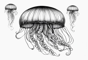 Beautiful Jellyfish tattoo idea