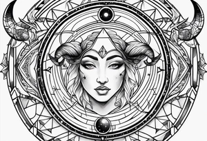 Taurus sun Aquarius moon Scorpio rising tattoo idea