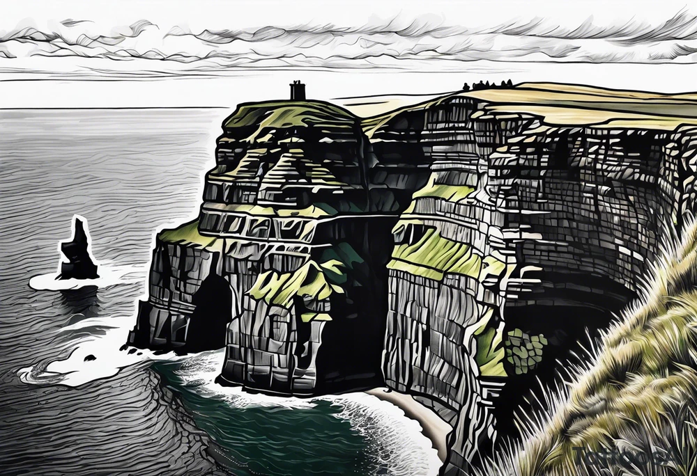 Cliffs of Moher tattoo idea