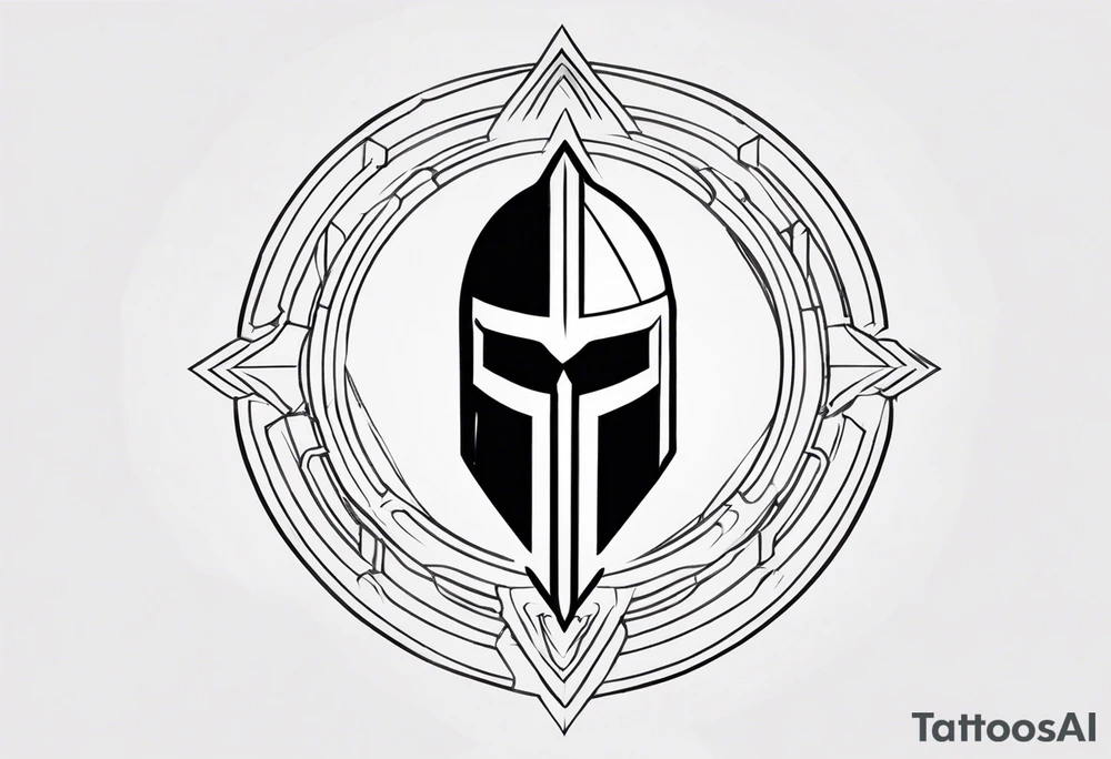 Ancient spartan symbol tattoo tattoo idea