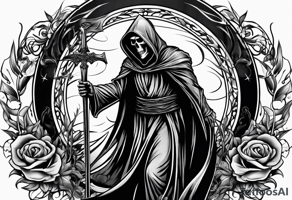 Grim reaper tattoo idea