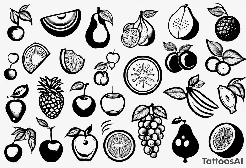 Fruits tattoo idea