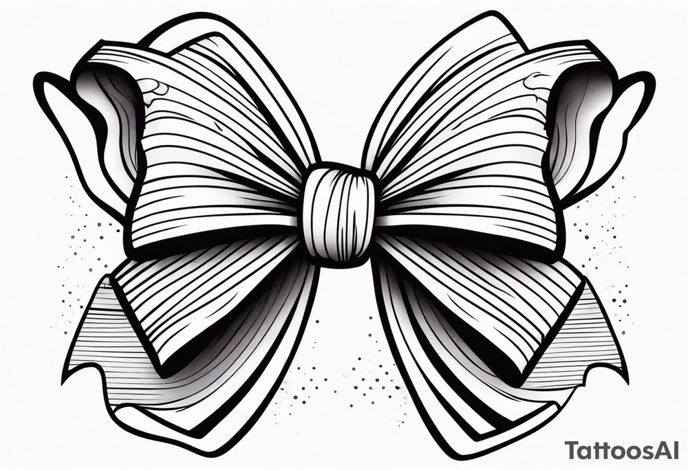 Girly bow tattoo idea