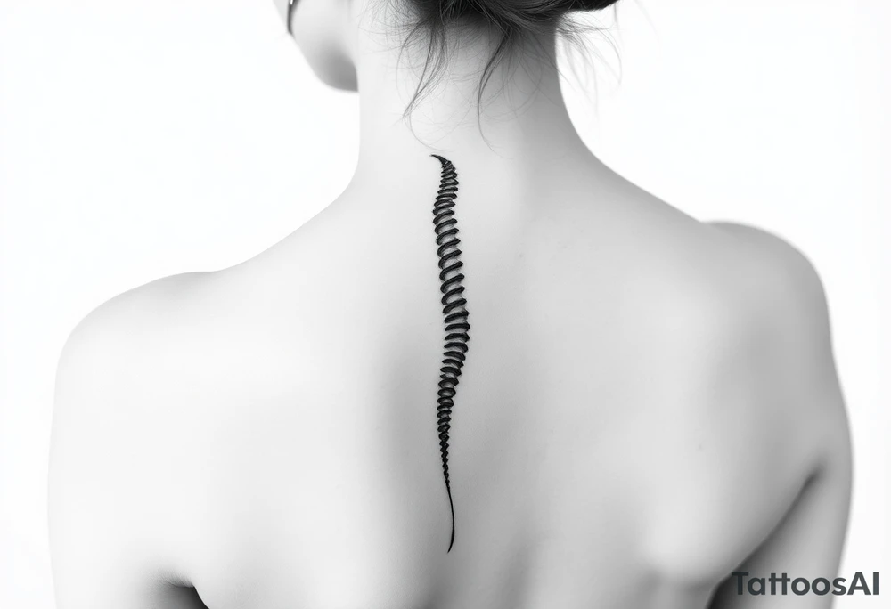 Spine tattoo tattoo idea