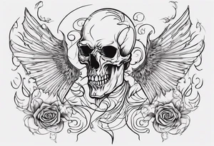 I want chest tattoo for men . Continuous Line Tattoo style . No scull or devil on tatoo some modern style tattoo idea