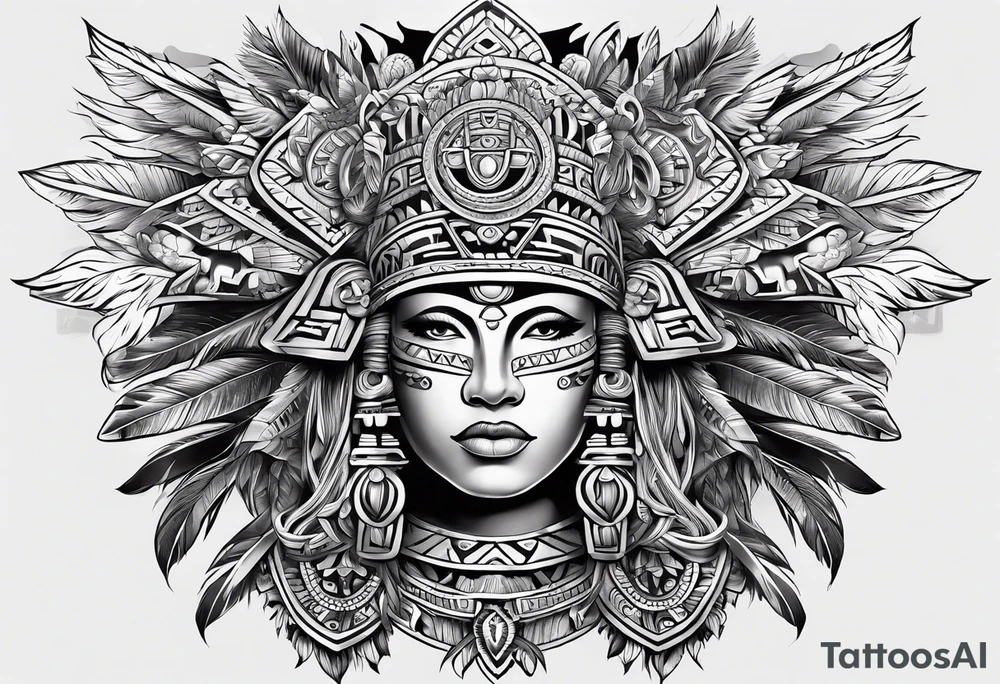Aztec tattoo idea