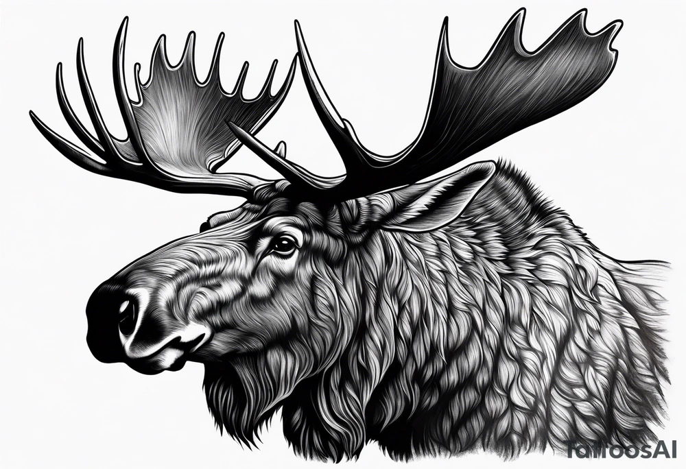 hunting moose stone sheep grizzly yukon tattoo idea