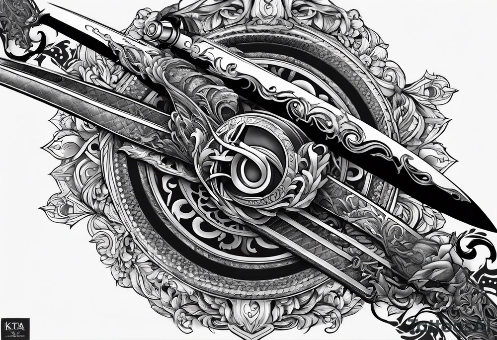Katana tattoo idea