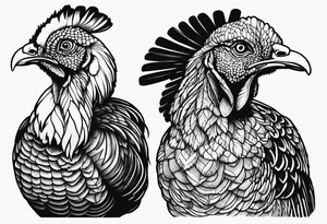 Wild turkey tattoo idea