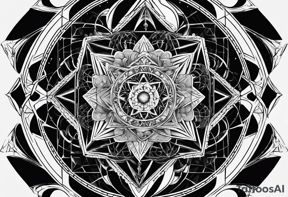 Metatron's cube tattoo idea