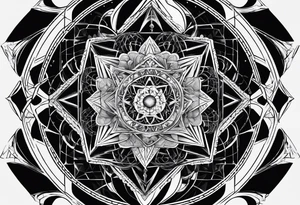 Metatron's cube tattoo idea