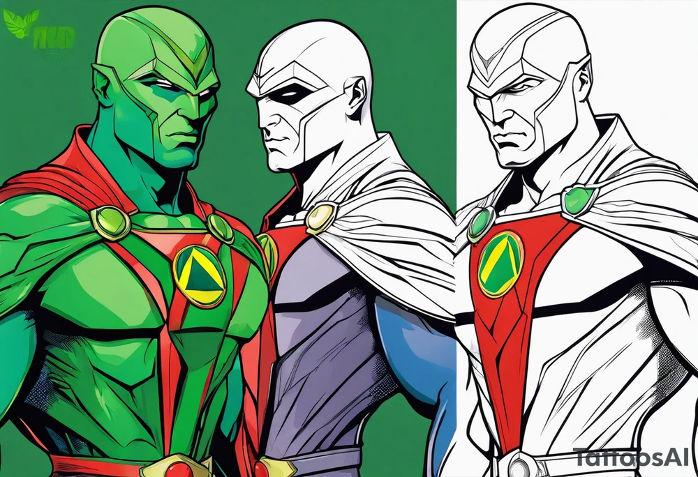 Martian Manhunter tattoo idea