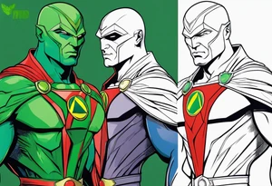 Martian Manhunter tattoo idea