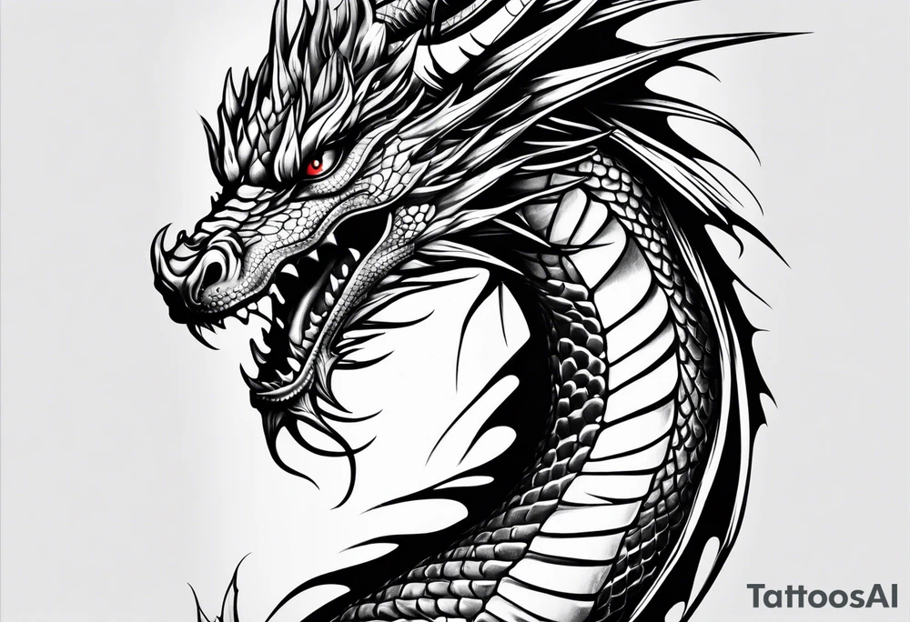 dragon tattoo tattoo idea