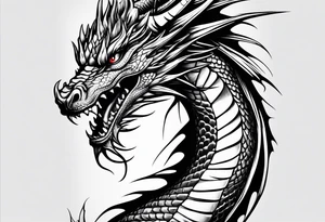 dragon tattoo tattoo idea