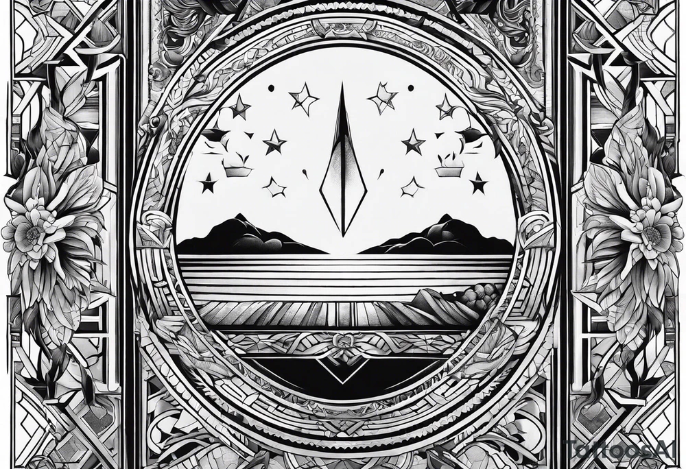 Representation of the book of Genesis tattoo idea