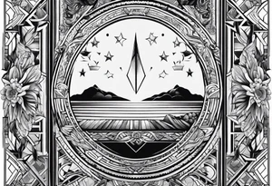Representation of the book of Genesis tattoo idea