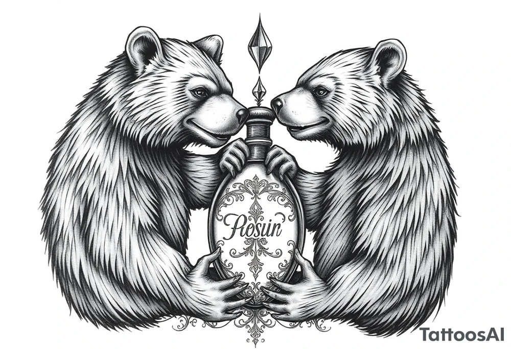 Loveless 
 death bringer bears poison bottle tattoo idea