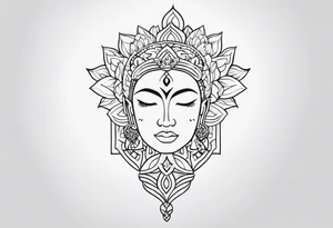 Mãe é pai tattoo idea