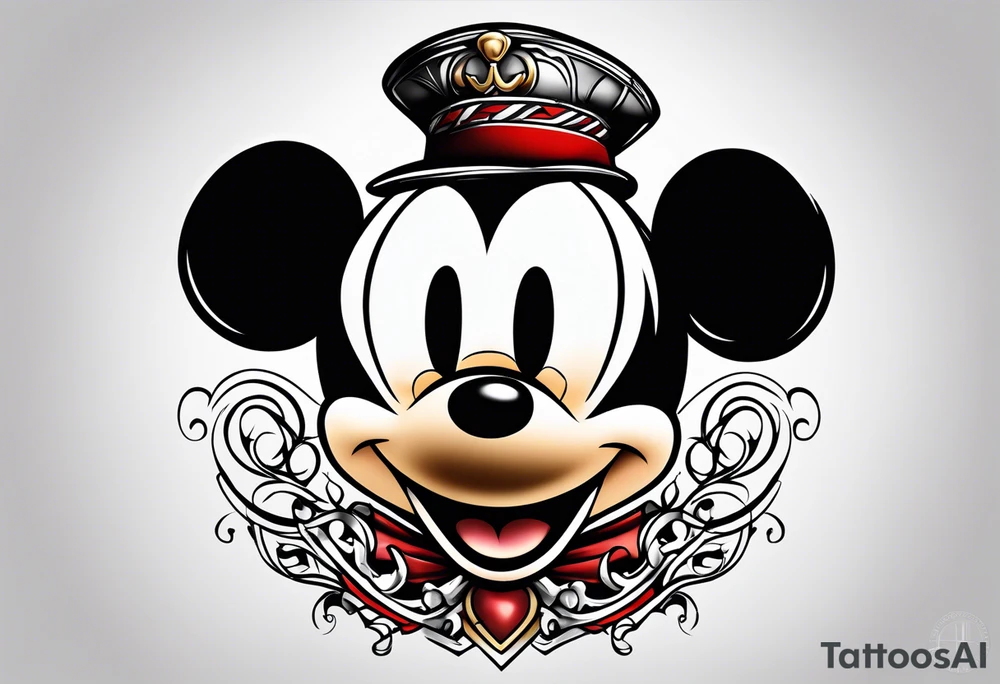 assassins creed mickey mouse tattoo idea