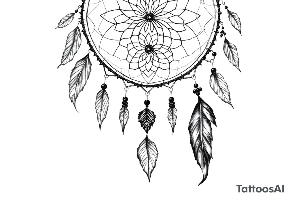 Dreamcatcher tattoo idea