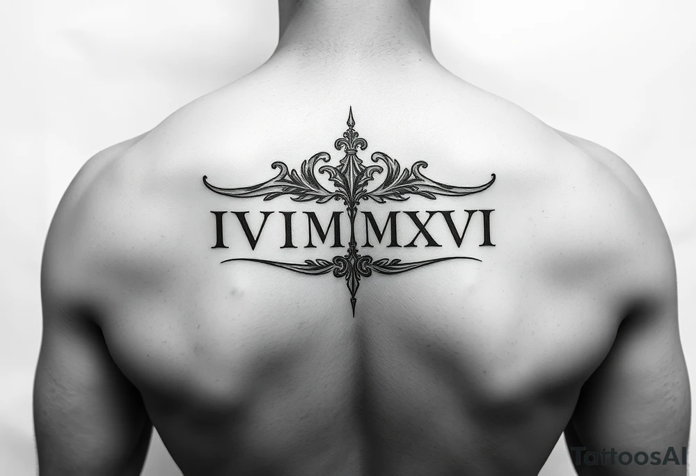 IVIMMXVI for wrist tattoo idea