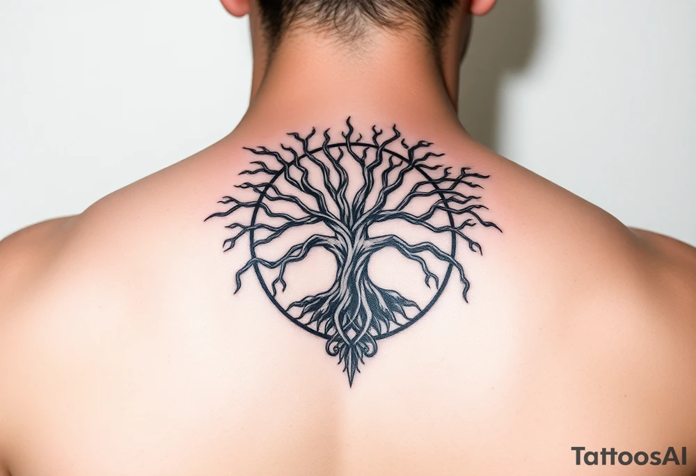 yggadrisl
tree of life
with circle tattoo idea